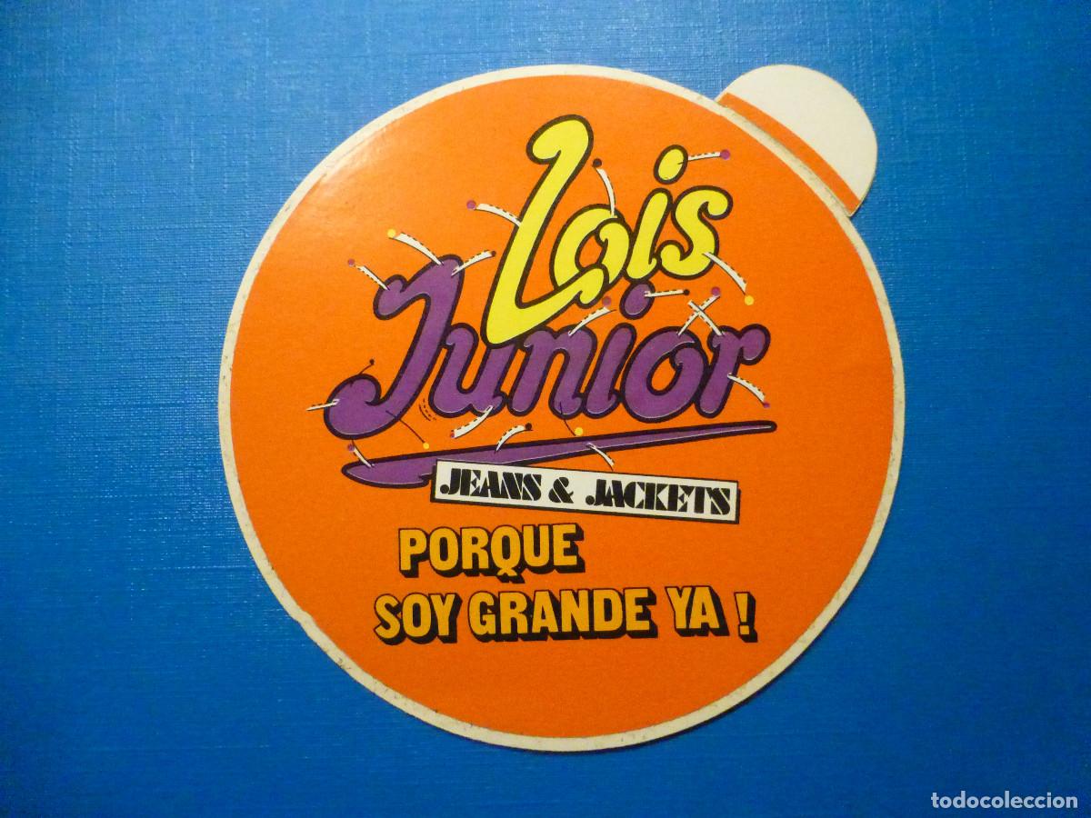 Pegatinas de colecci&oacute;n: Adhesivo - Pegatina Lois Junior - Jeans & Jackets, Tiendas ropa vaquera, Porque soy Grande Ya - 9 cm