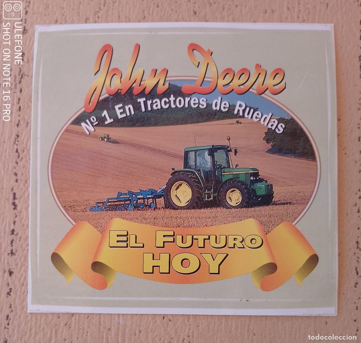 Sammlung von Aufklebern: John Deere En N&deg; 1 En Tractores de Ruedas El Futuro de Hoy