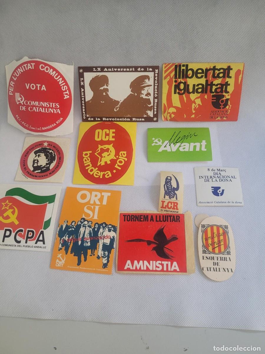Pegatinas de colecci&oacute;n: LOTE PEGATINAS TRANSICI&Oacute;N MUY BUENO - Foto 1