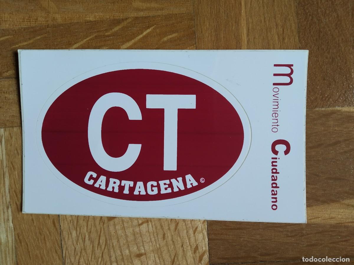 Autocollants de collection: PEGATINA POLITICA MOVIMIENTO CIUDADANO CARTAGENA