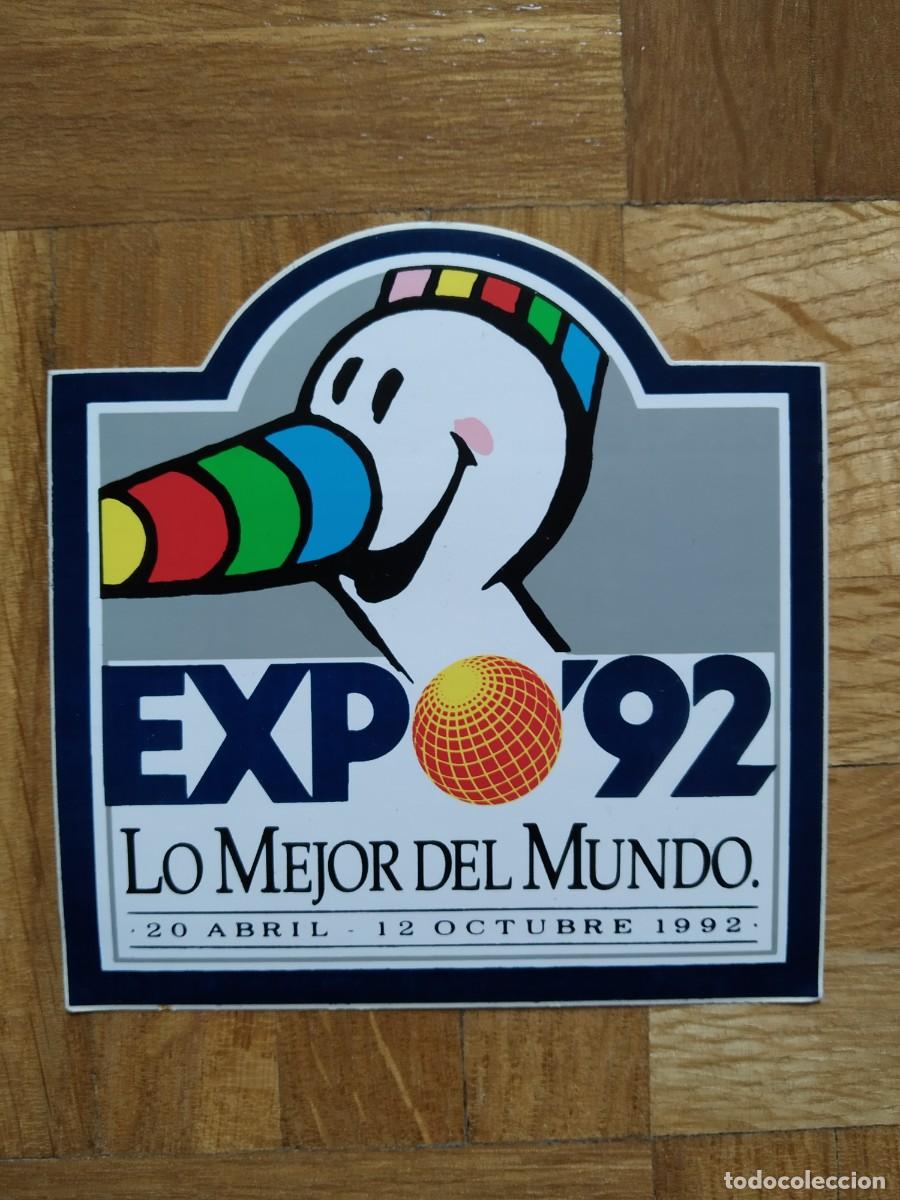 Pegatinas de colecci&oacute;n: PEGATINA DE CURRO LA MASCOTA DE LA EXPO 92 SEVILLA 1992 LO MEJOR DEL MUNDO