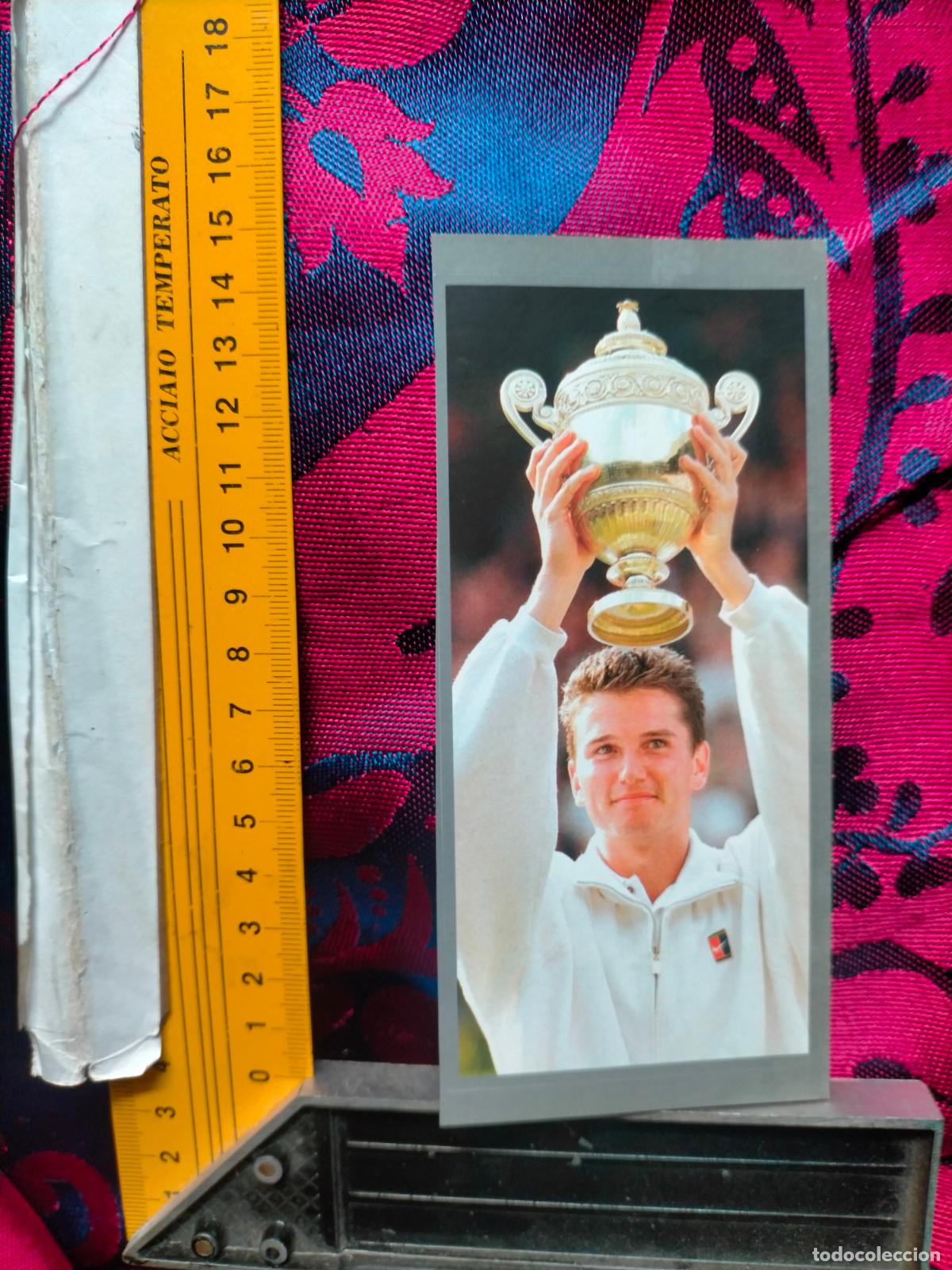 Pegatinas de colecci&oacute;n: PEGATINA deportiva CROMO ADHESIVO - TROQUELADA . TENIS - WIMBLEDON RICHARD KRAJICEK
