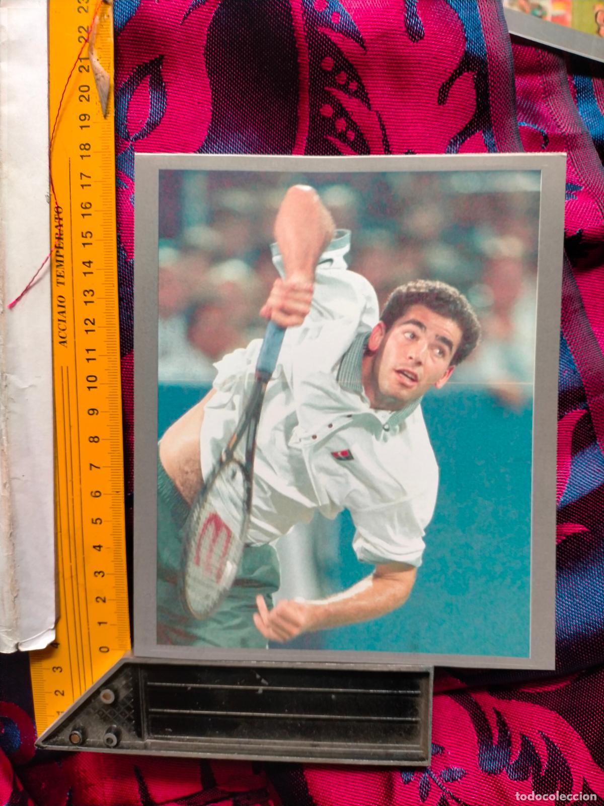 Pegatinas de colecci&oacute;n: PEGATINA deportiva CROMO ADHESIVO - TROQUELADA . TENIS - OPeN USA - PETE SAMPRAS