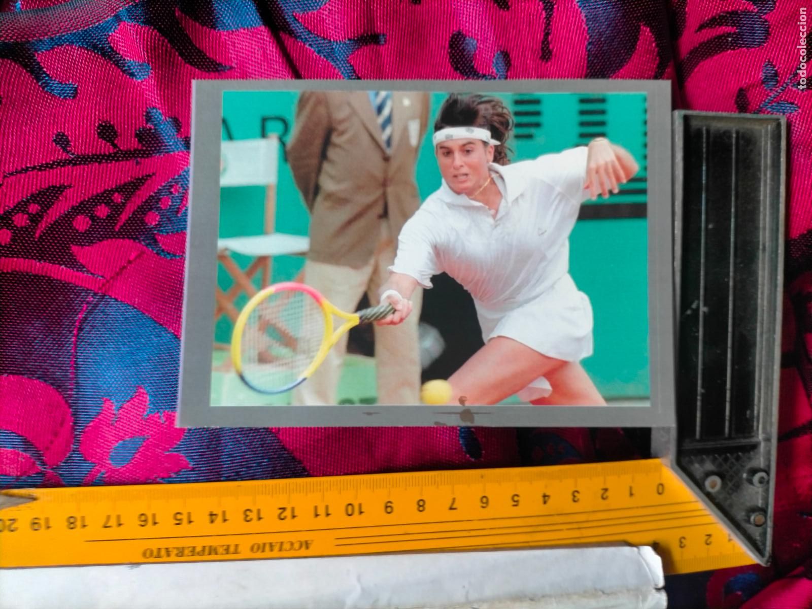 Pegatinas de colecci&oacute;n: PEGATINA deportiva CROMO ADHESIVO - TROQUELADA . TENIS - TENISTA GABRIELA SABATINI