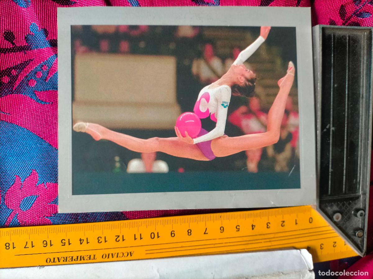 Adesivi di collezione: PEGATINA deportiva CROMO ADHESIVO - TROQUELADA . GIMNASIA RITMICA ALMUDENA CID MUNDIAL BUDAPEST