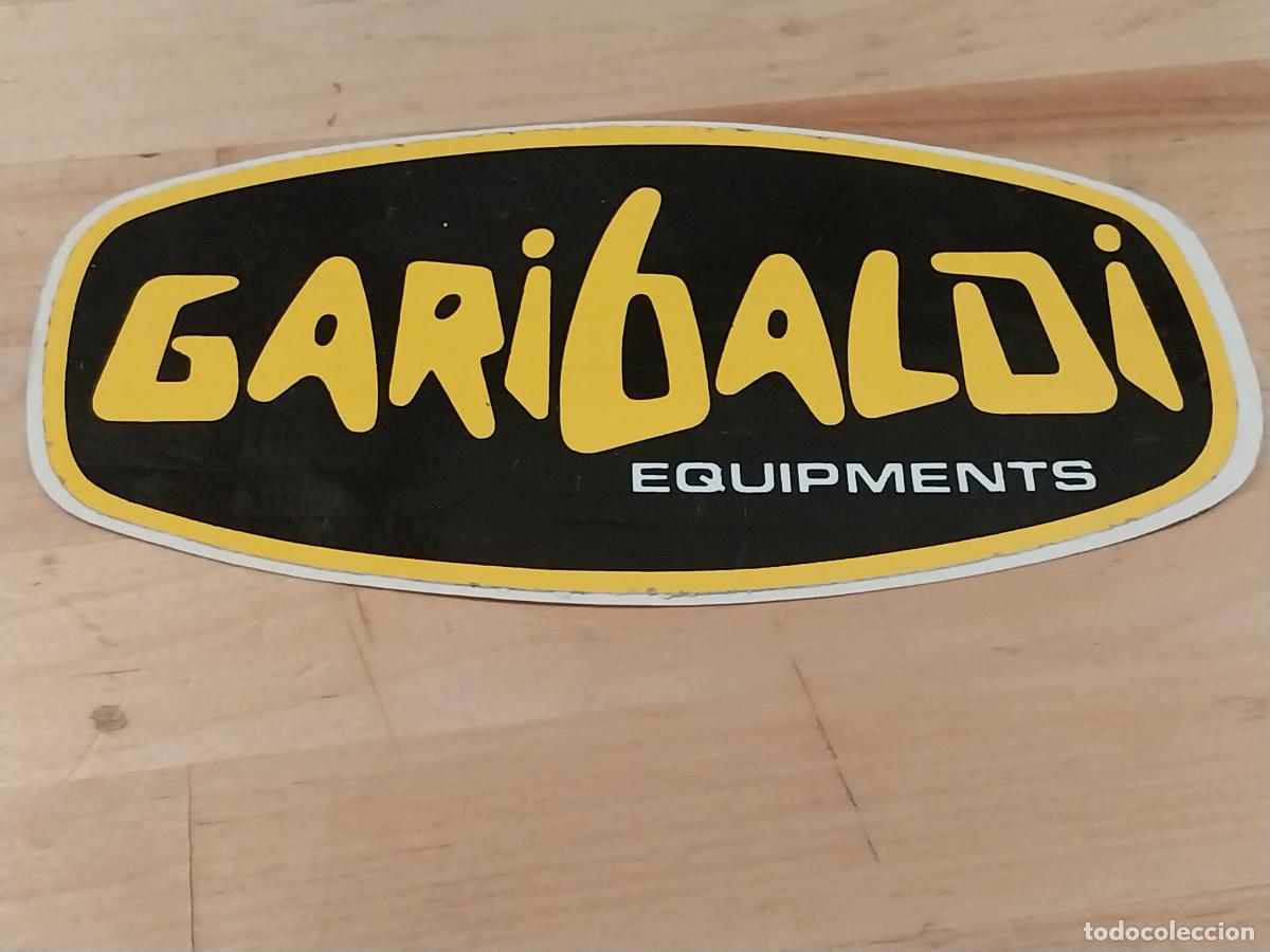 Pegatinas de colecci&oacute;n: GARIBALDI EQUIPMENTS 15,5X7,5CMS PEGATINA SIN PEGAR NUNCA A&Ntilde;OS 80/ 90