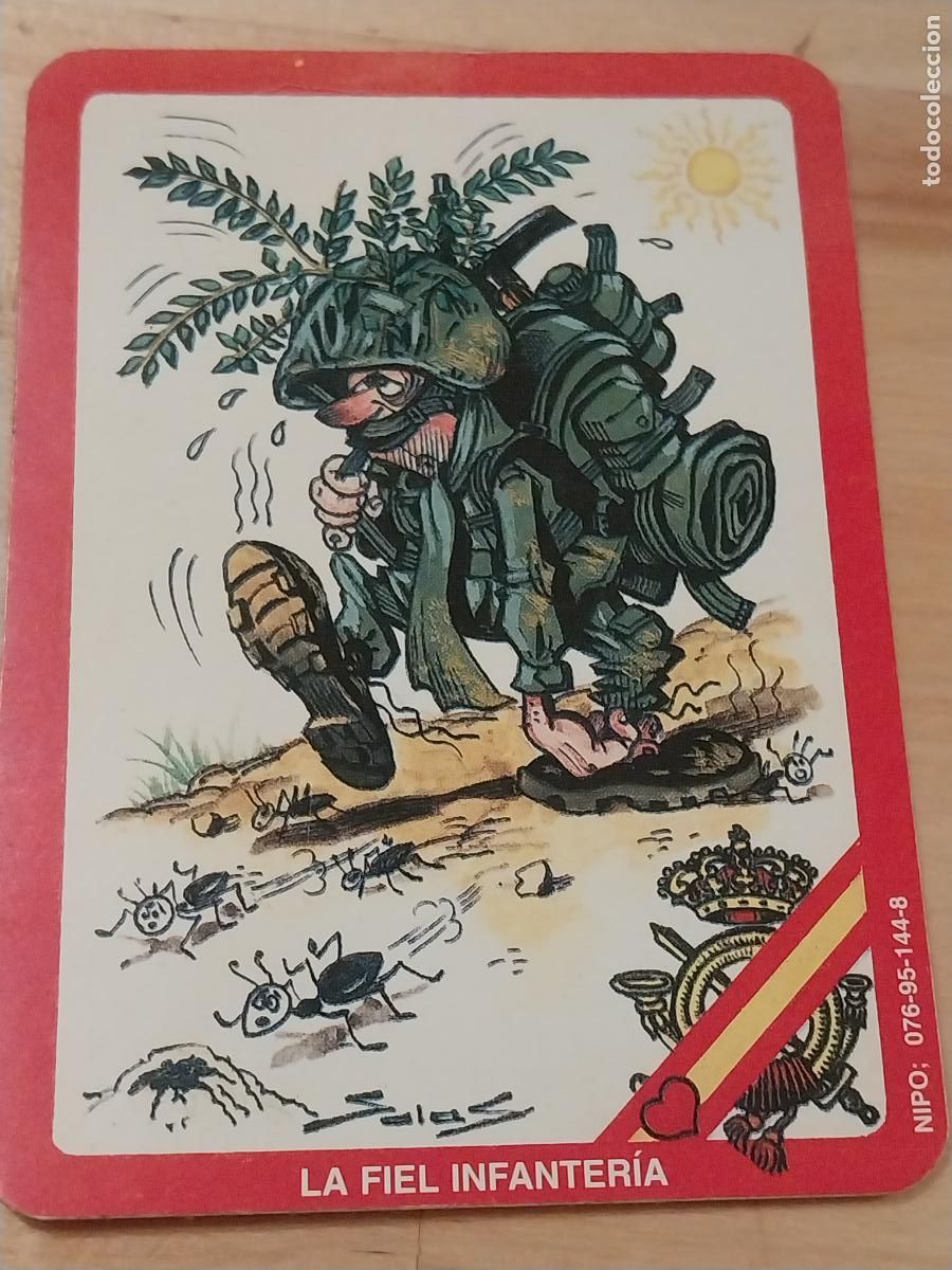 Pegatinas de colecci&oacute;n: INFANTERIA EJERCITO PEGATINA MILITAR SIN PEGAR NUNCA A&Ntilde;OS 90 9,5X6,5CMS &Ccedil;
