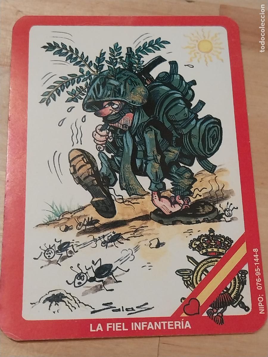 Pegatinas de colecci&oacute;n: INFANTERIA EJERCITO PEGATINA MILITAR SIN PEGAR NUNCA A&Ntilde;OS 90 9,5X6,5CMS &Ccedil;&Ccedil;