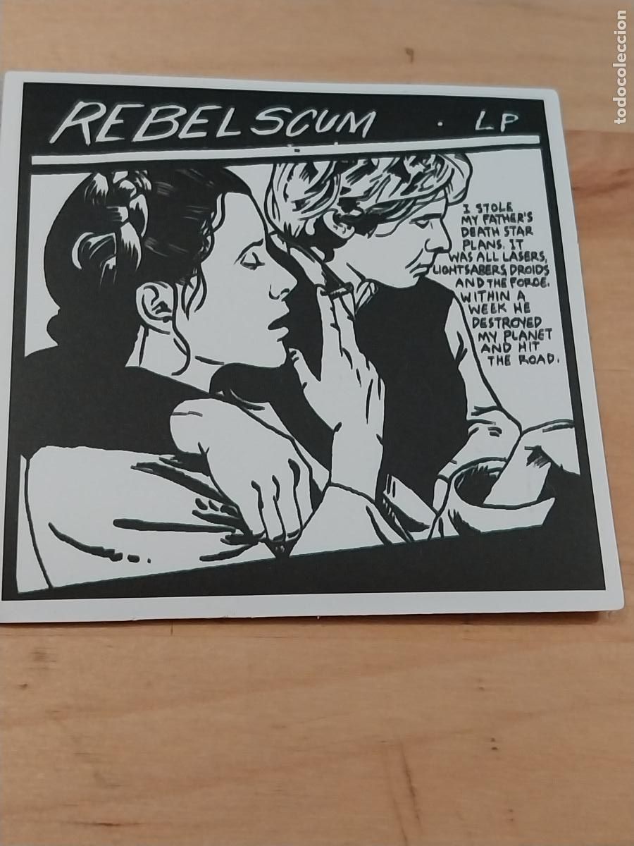 Pegatinas de colecci&oacute;n: STAR WARS POP ART HAN SOLO VI&Ntilde;ETA PEGATINA SIN USAR NUNCA 6,6X6,5CMS