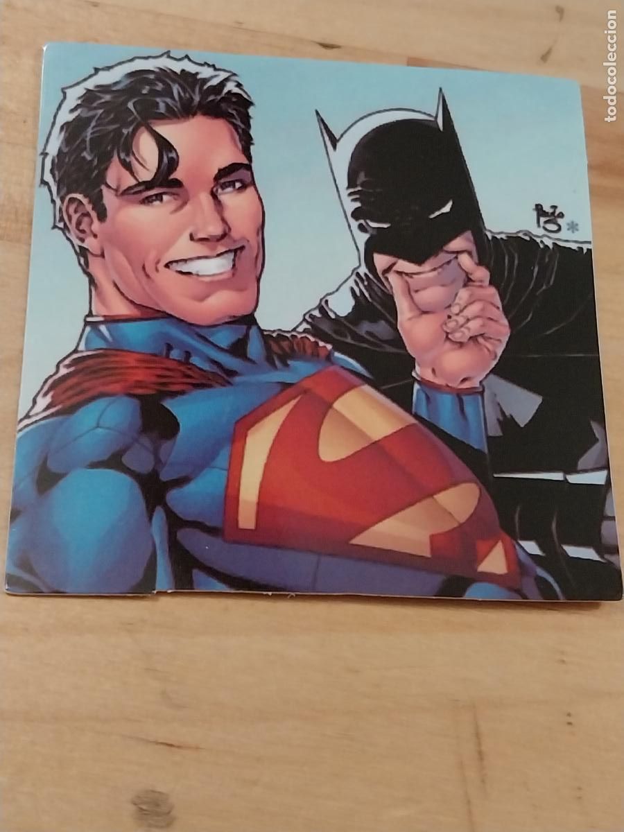 Pegatinas de colecci&oacute;n: SPIDERMAN BATMAN POP ART SONRISA PEGATINA SIN USAR NUNCA 6X6,2CMS