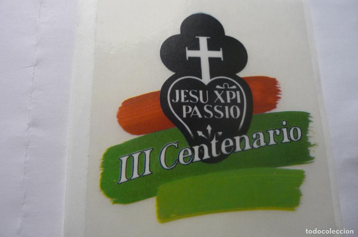 Pegatinas de colecci&oacute;n: pegatina religiosa lll centenario jesus - Foto 1