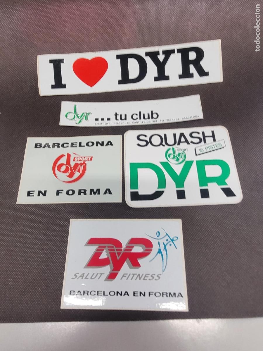 Pegatinas de colecci&oacute;n: PEGATINA GIMNASIOS DYR - Foto 1