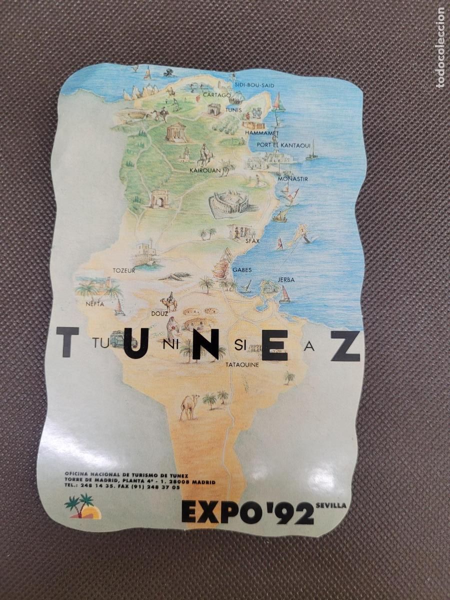Pegatinas de colecci&oacute;n: PEGATINA TUNEZ - Foto 1