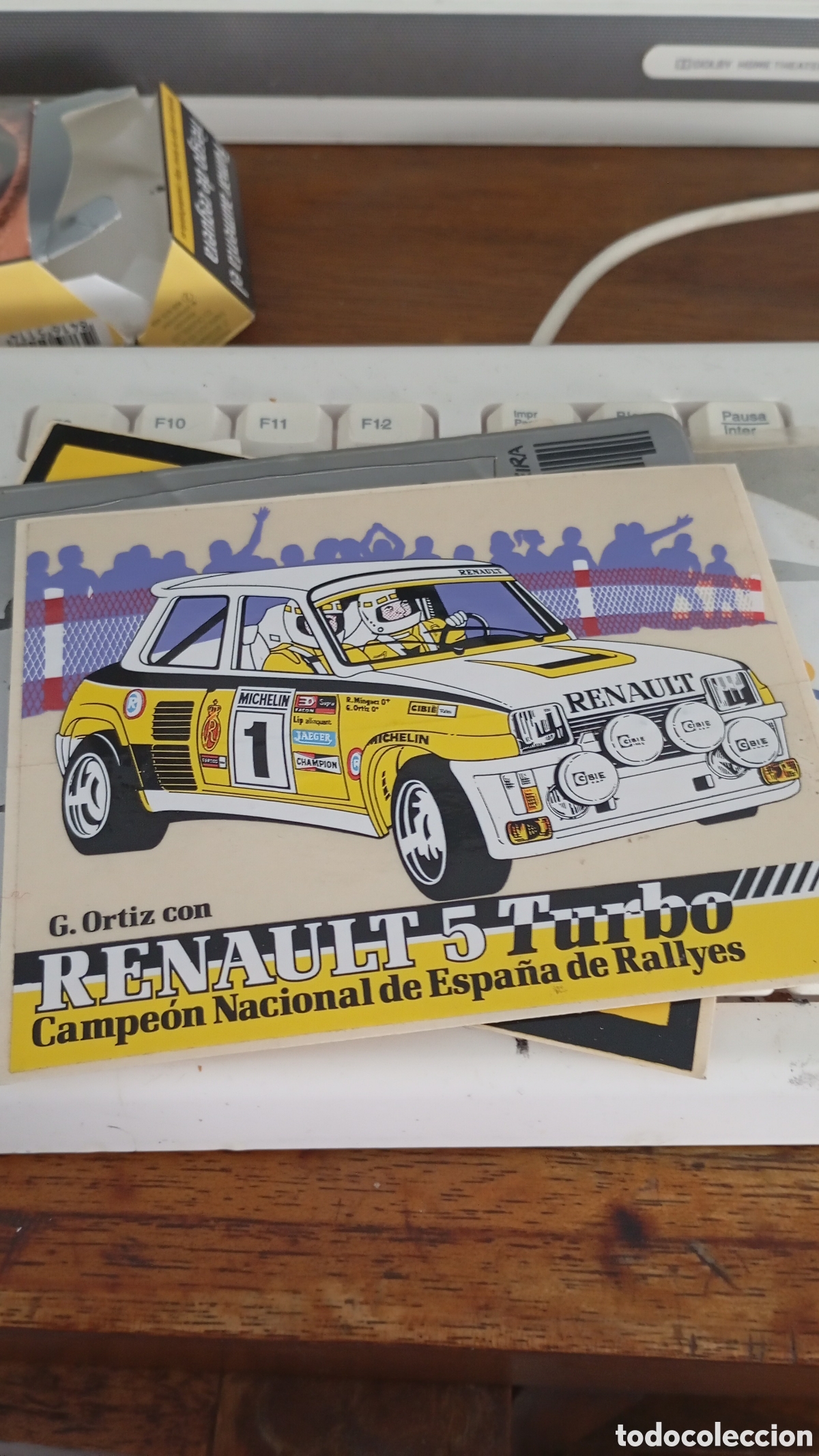 Pegatinas de colecci&oacute;n: Pegatinas antiguas de Renault 5 turbo y adidas