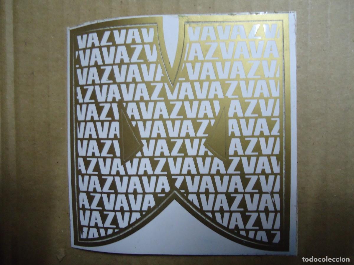 Autocolantes de cole&ccedil;&atilde;o: PEGATINA ESPECIAL DORADA DE &rdquo;VAZVA&rdquo;