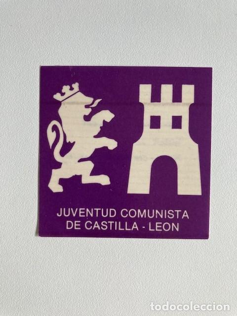 Collection stickers: PEGATINA JUVENTUD COMUNISTA DE CASTILLA- LEON