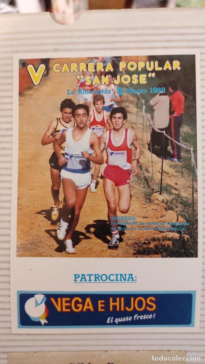 Sammlung von Aufklebern: Pegatina V carrera popular San Jos&eacute;. Vega e hijos queso fresco