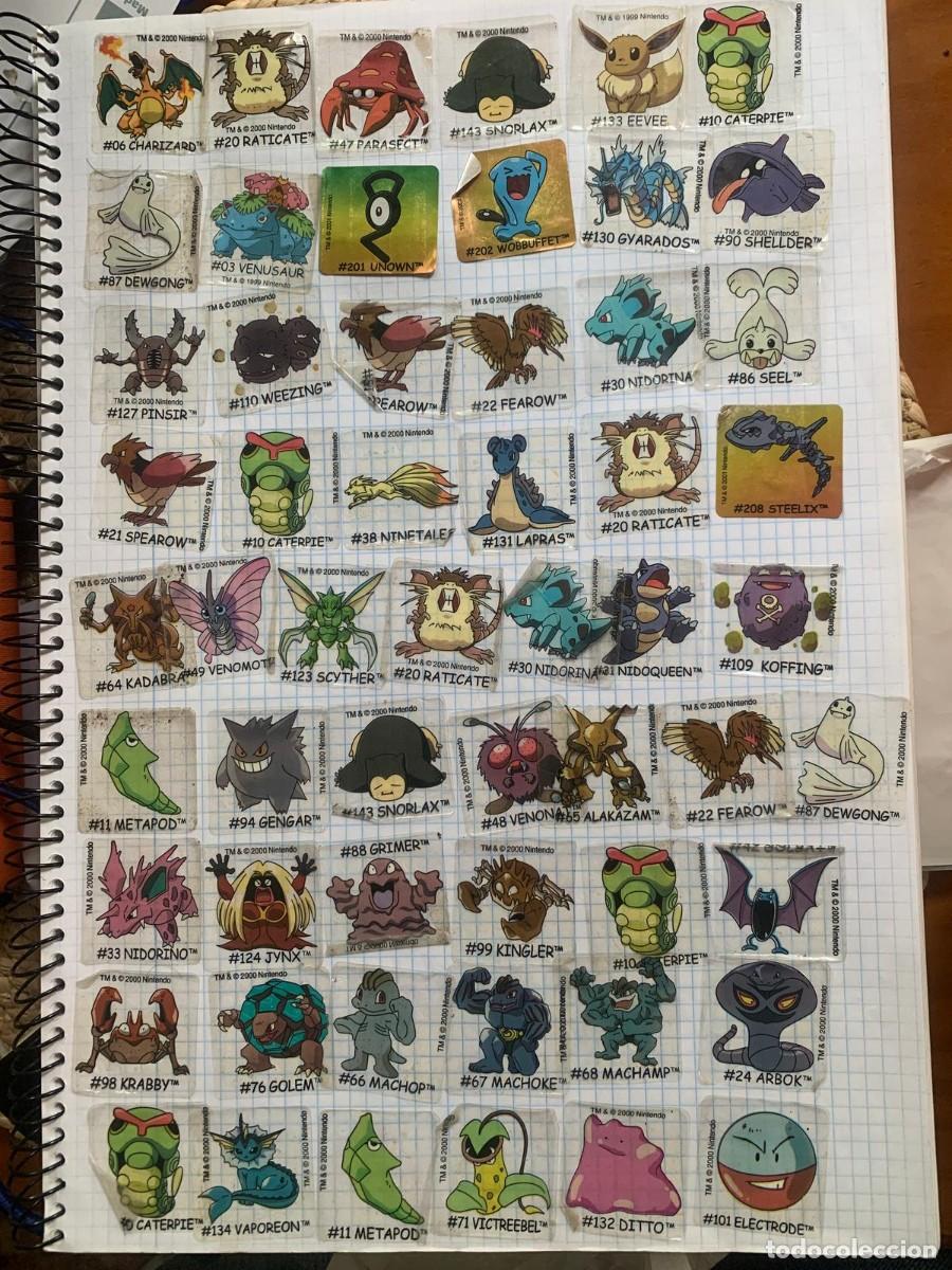 Autocolantes de cole&ccedil;&atilde;o: Pokemon Pegatinas Boomer 2000 (76 pegatinas)