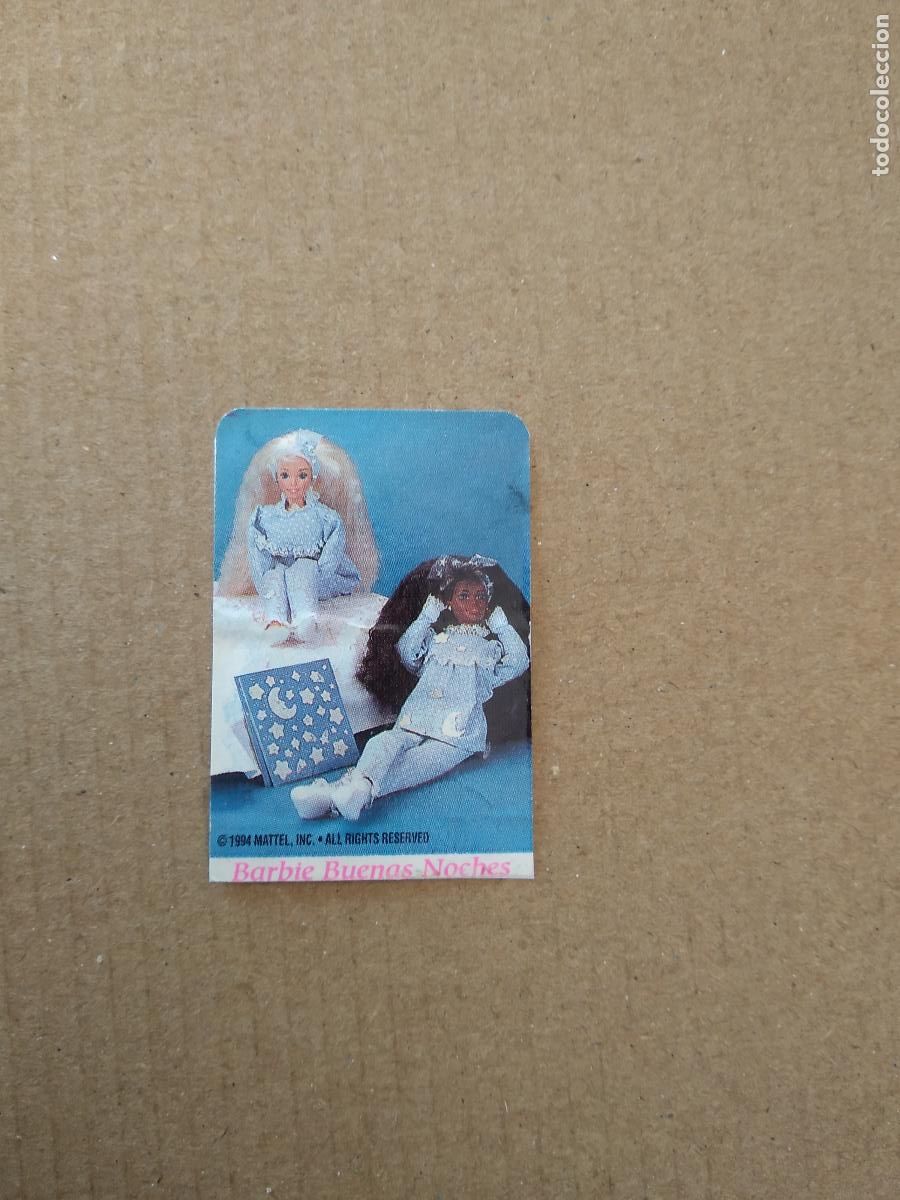 Pegatinas de colecci&oacute;n: BARBIE BUENAS NOCHES CROMO CHICLE