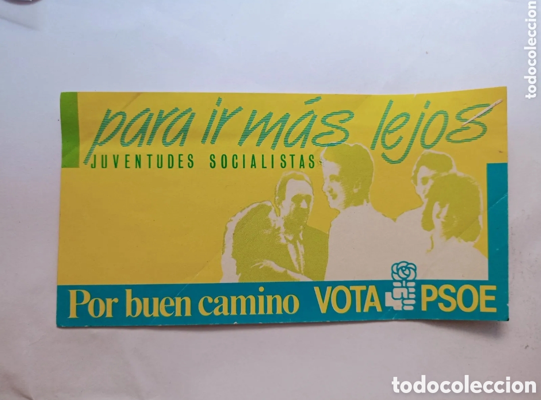 Pegatinas de colecci&oacute;n: Antigua pegatina pol&iacute;tica juventudes socialistas PSOE