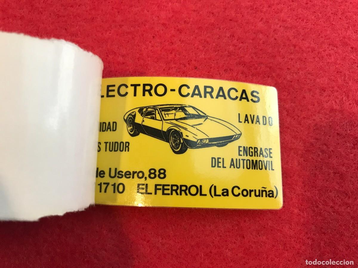 Adesivi di collezione: PEGATINA. ELECTRO CARACAS. ALCALDE USERO 88, FERROL. 7,5 X 4CM