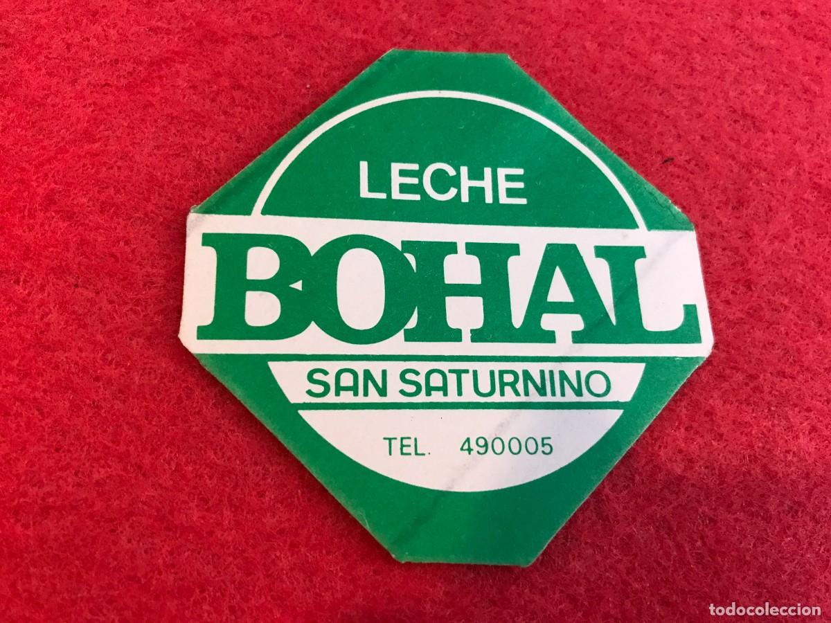 Autocollants de collection: PEGATINA. LECHE BOHAL. SAN SATURNINO. 8 X 8CM