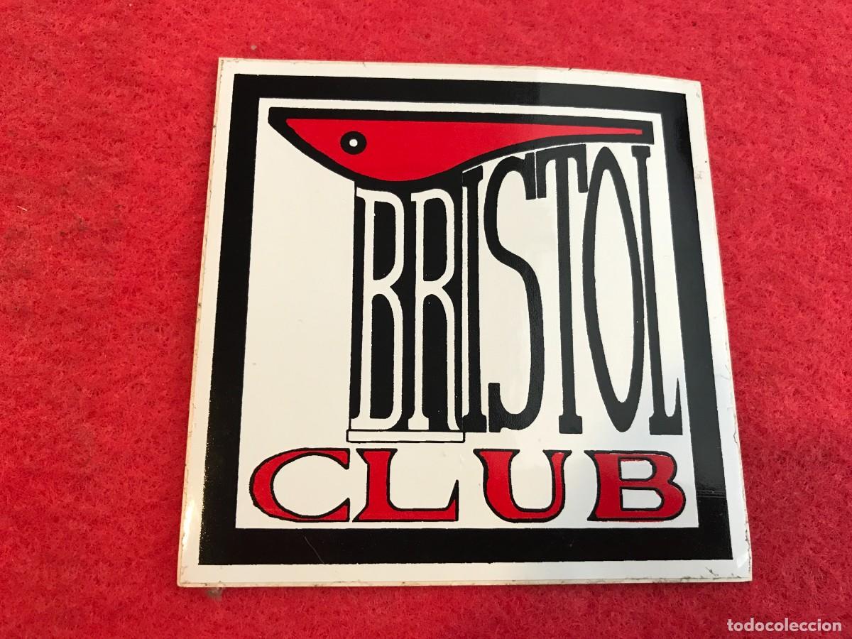 Autocollants de collection: PEGATINA. CLUB BRISTOL. FERROL. 10 X 10CM