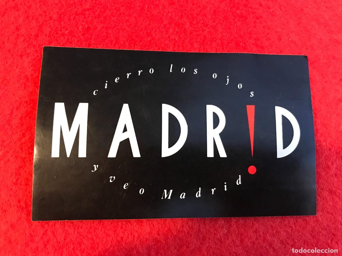 Adesivi di collezione: PEGATINA. CIERRO LOS OJOS Y VEO MADRID. 12 X 7CM
