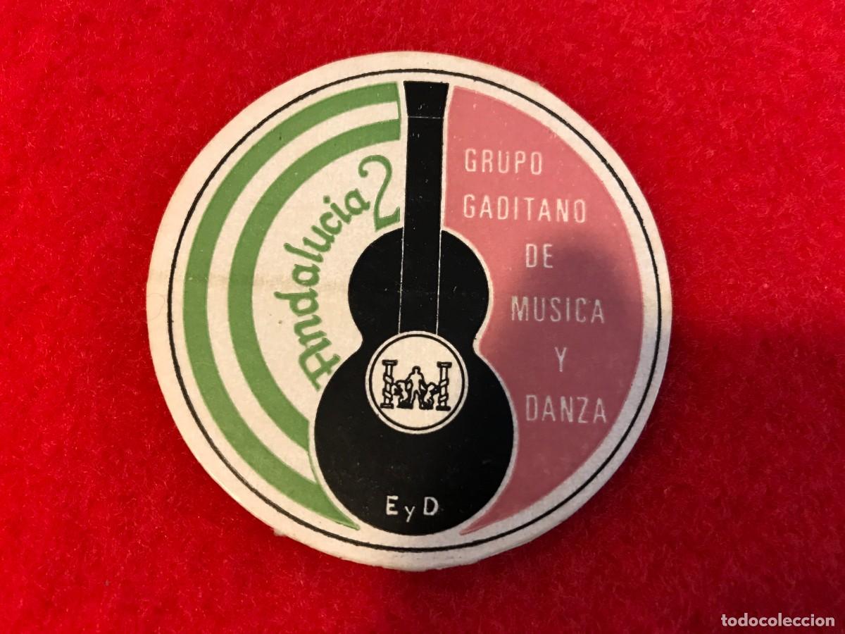 Collection stickers: PEGATINA. ANDALUCIA 2. GRUPO GADITANO DE M&Uacute;SICA Y DANZA. 6CM