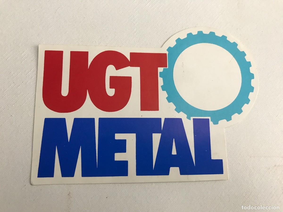 Adesivi di collezione: PEGATINA. UGT METAL. 13 X 9,5CM