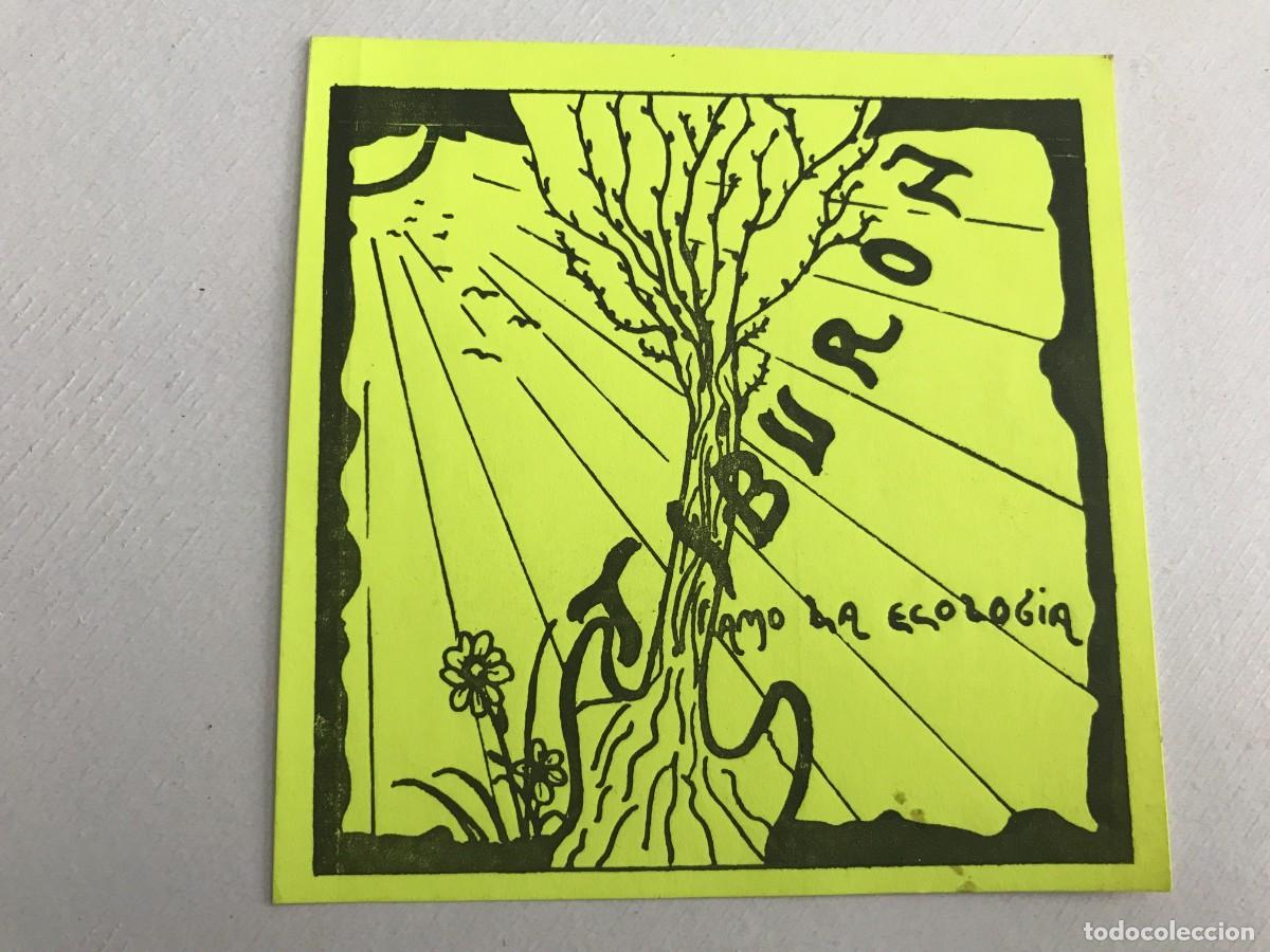 Autocollants de collection: PEGATINA. TIBUR&Oacute;N. ... LA ECOLOG&Iacute;A. 9,5 X 9,5CM