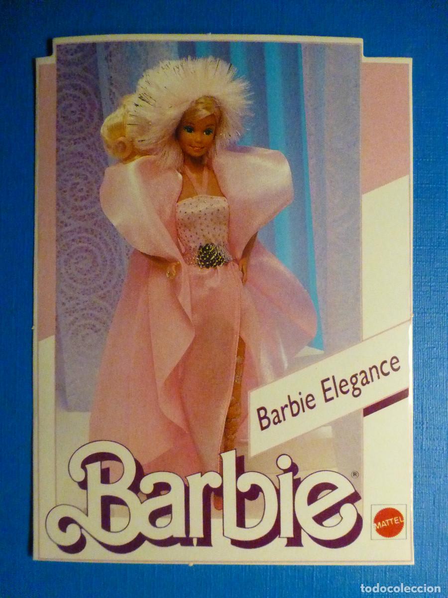 Pegatinas de colecci&oacute;n: Pegatina - Adhesivo - Barbie Elegance - 12 X 8 cm - A&ntilde;os 1980&acute;s - Matel