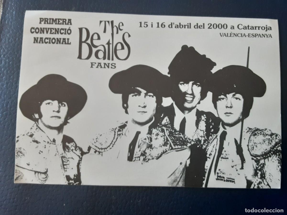 Pegatinas de colecci&oacute;n: THE BEATLES FANS, PEGATINA PRIMERA CONVENCI&Oacute;N NACIONAL , VALENCIA.