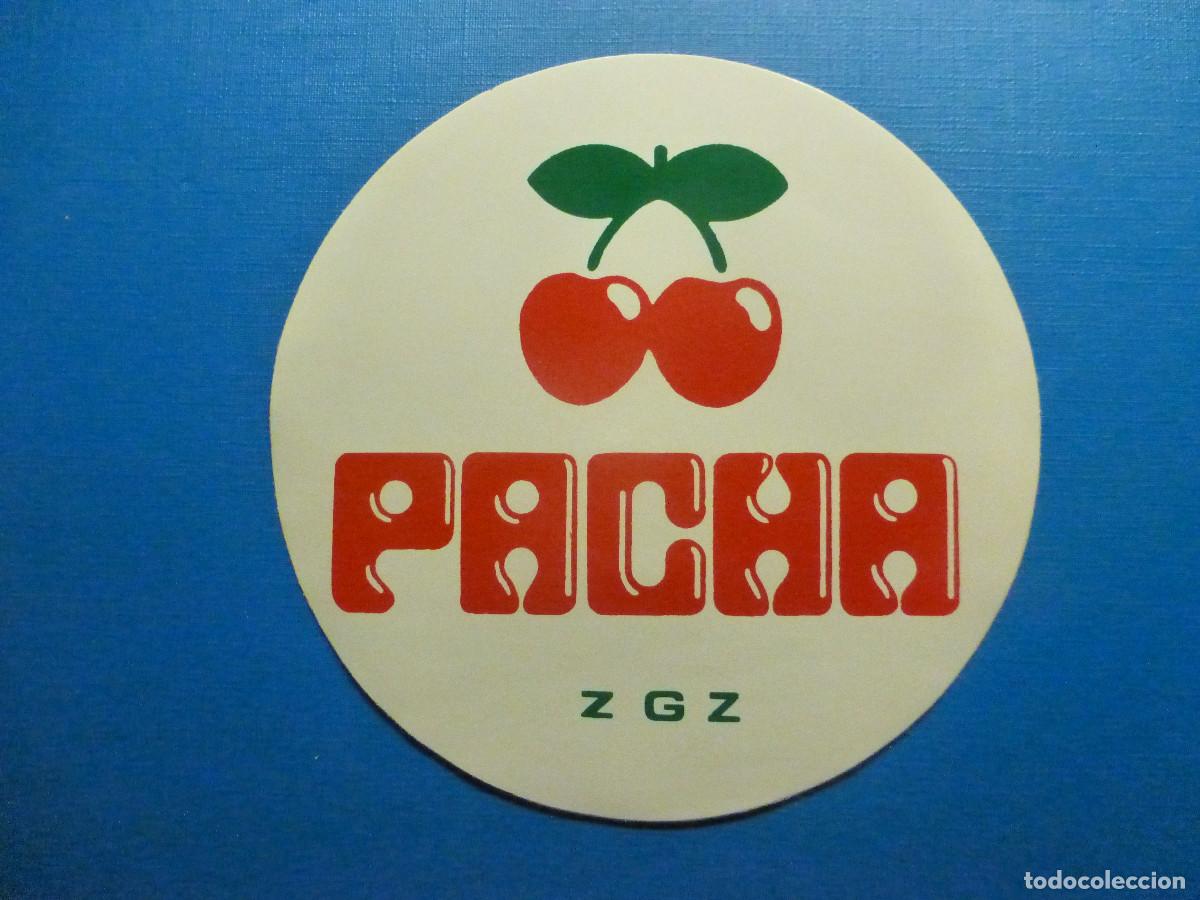 Pegatinas de colecci&oacute;n: Pegatina - Adhesivo - Locales Pub, Disco Bar Discoteca - Pacha - Zgz - Zaragoza - 10 cm
