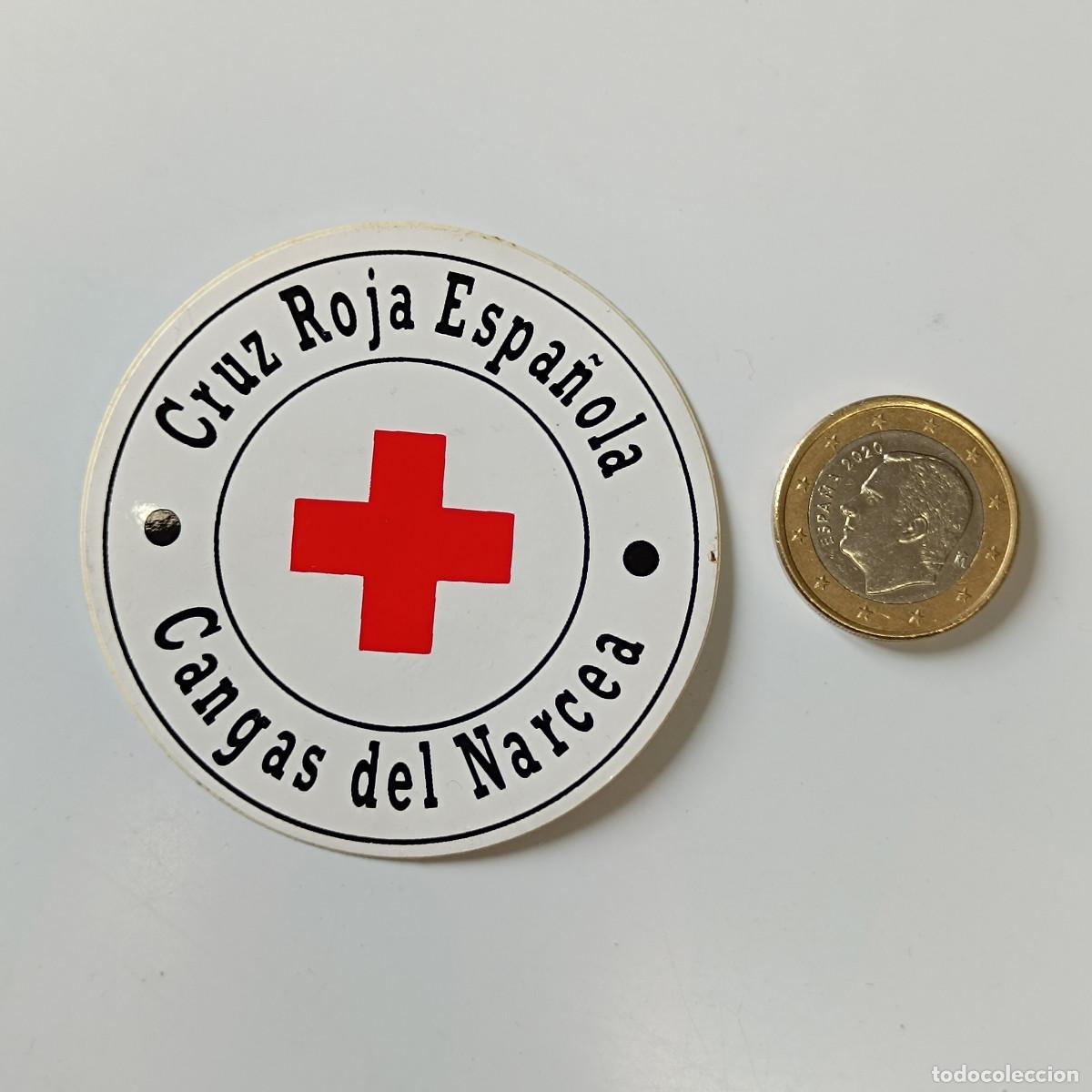 Collection stickers: PEGATINA SIN PEGAR CRUZ ROJA CANGAS DEL NARCEA. ASTURIAS.