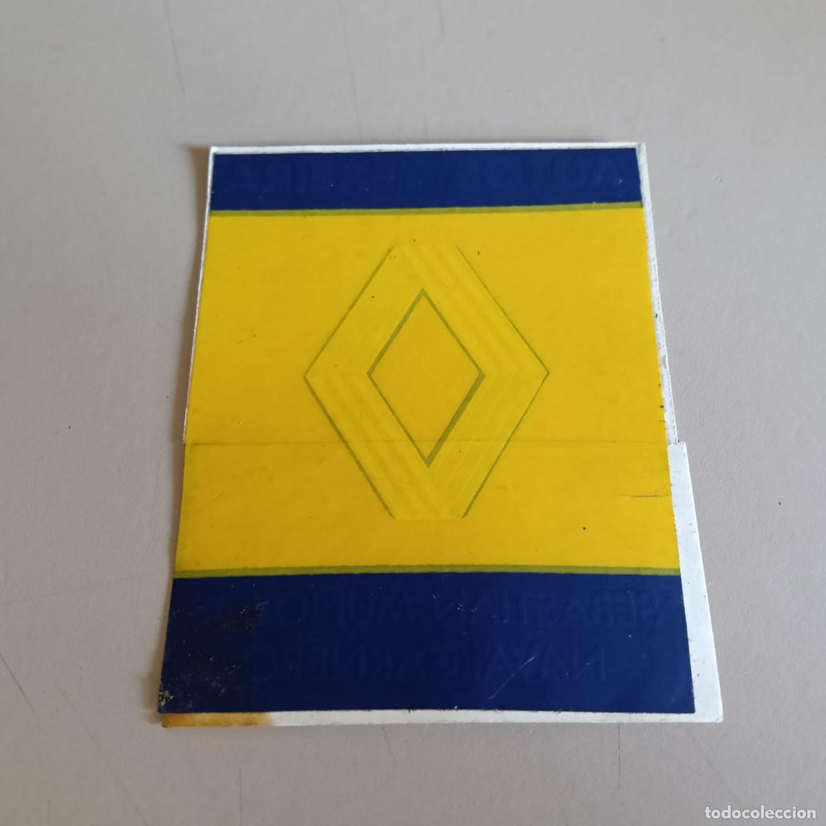 Pegatinas de colecci&oacute;n: Adhesivo pegatina Renault