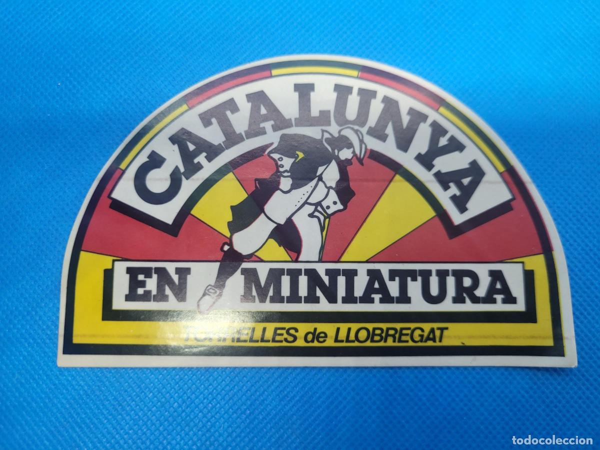 Pegatinas de colecci&oacute;n: PEGATINA CATALUNYA EN MINIATURA