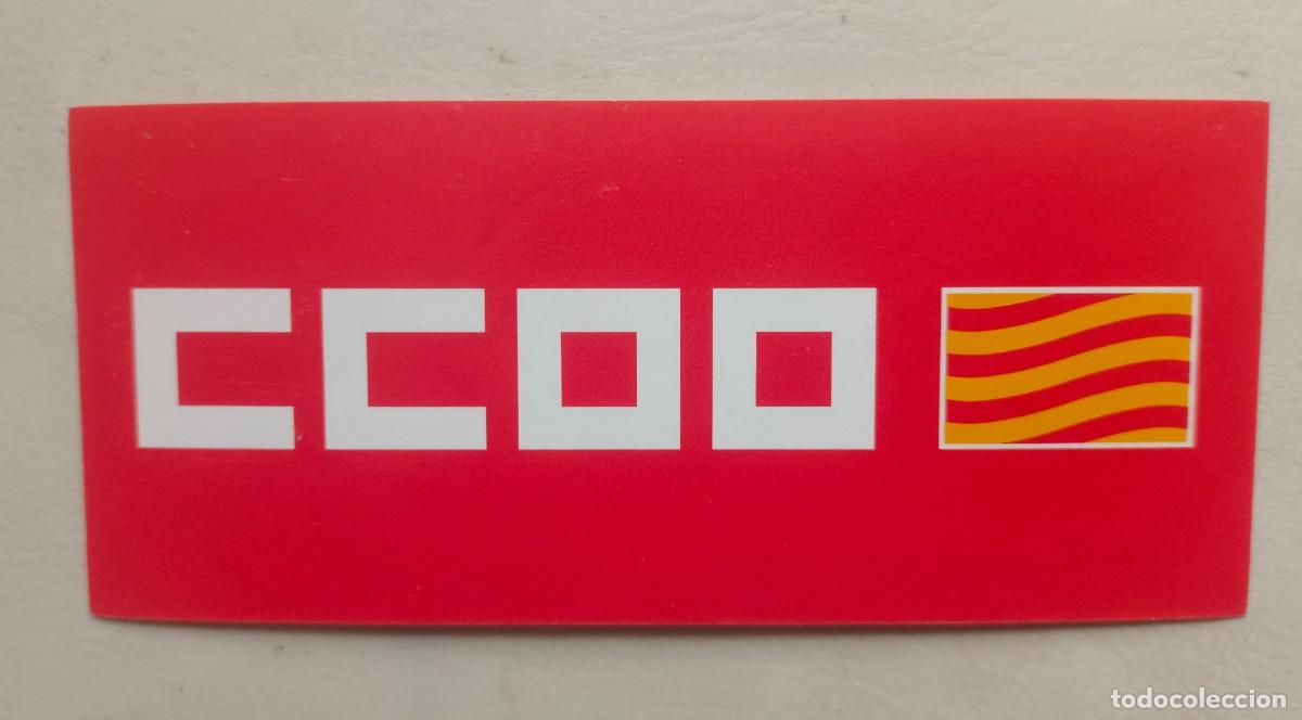 Pegatinas de colecci&oacute;n: PEGATINA ADHESIVO SINDICATO CCOO ARAGON