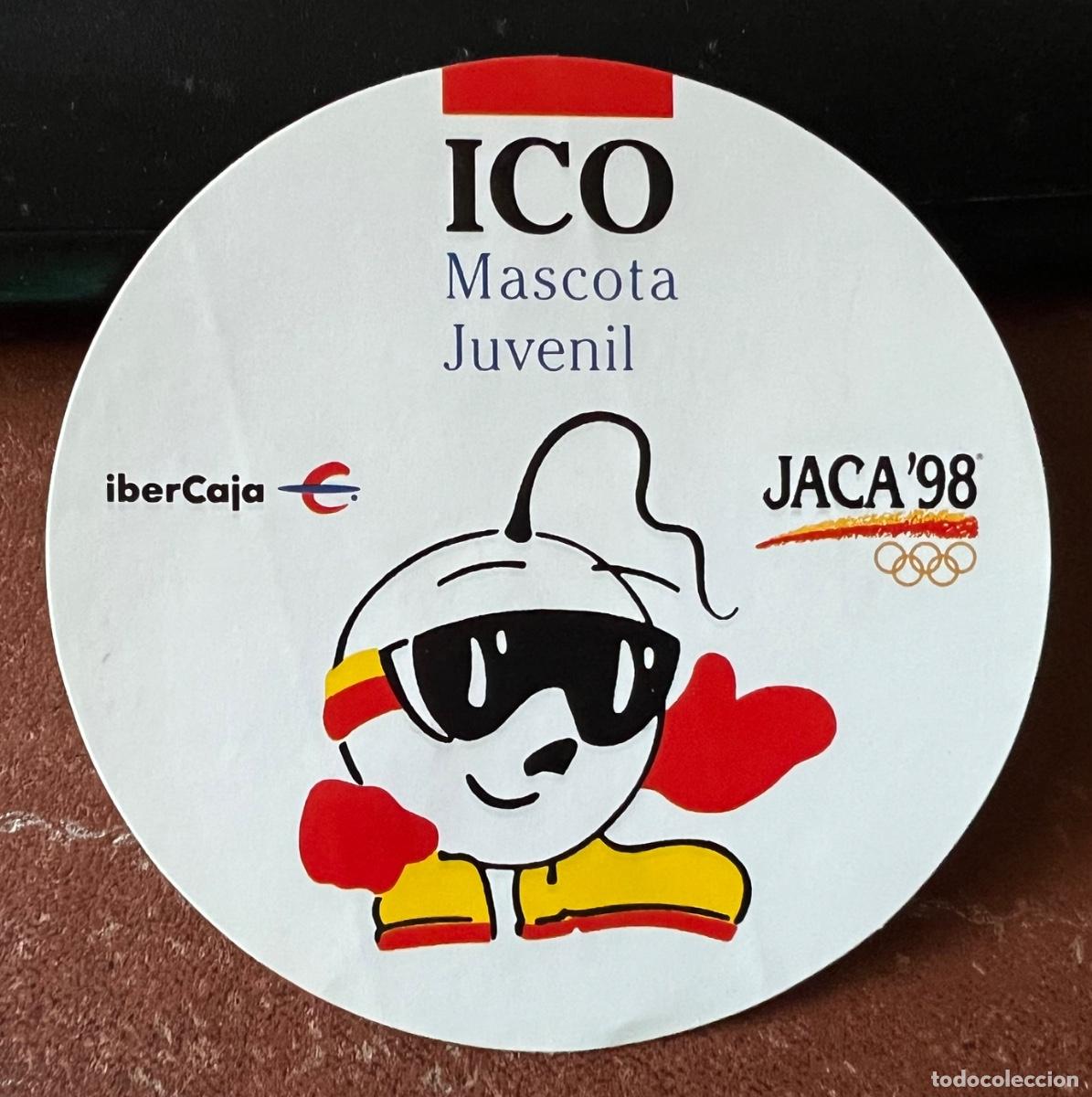 Pegatinas de colecci&oacute;n: Pegatina ICO Mascota Juvenil - Jaca 98 (Juegos Ol&iacute;mpicos de Invierno) - Huesca