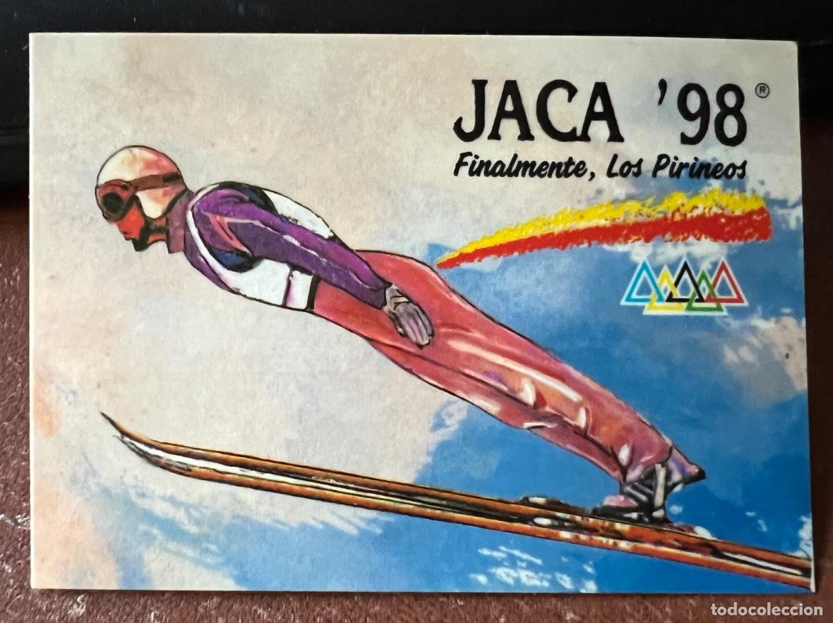 Pegatinas de colecci&oacute;n: Pegatina Finalmente, Los Pirineos - Jaca 98 (Juegos Ol&iacute;mpicos de Invierno) - Huesca