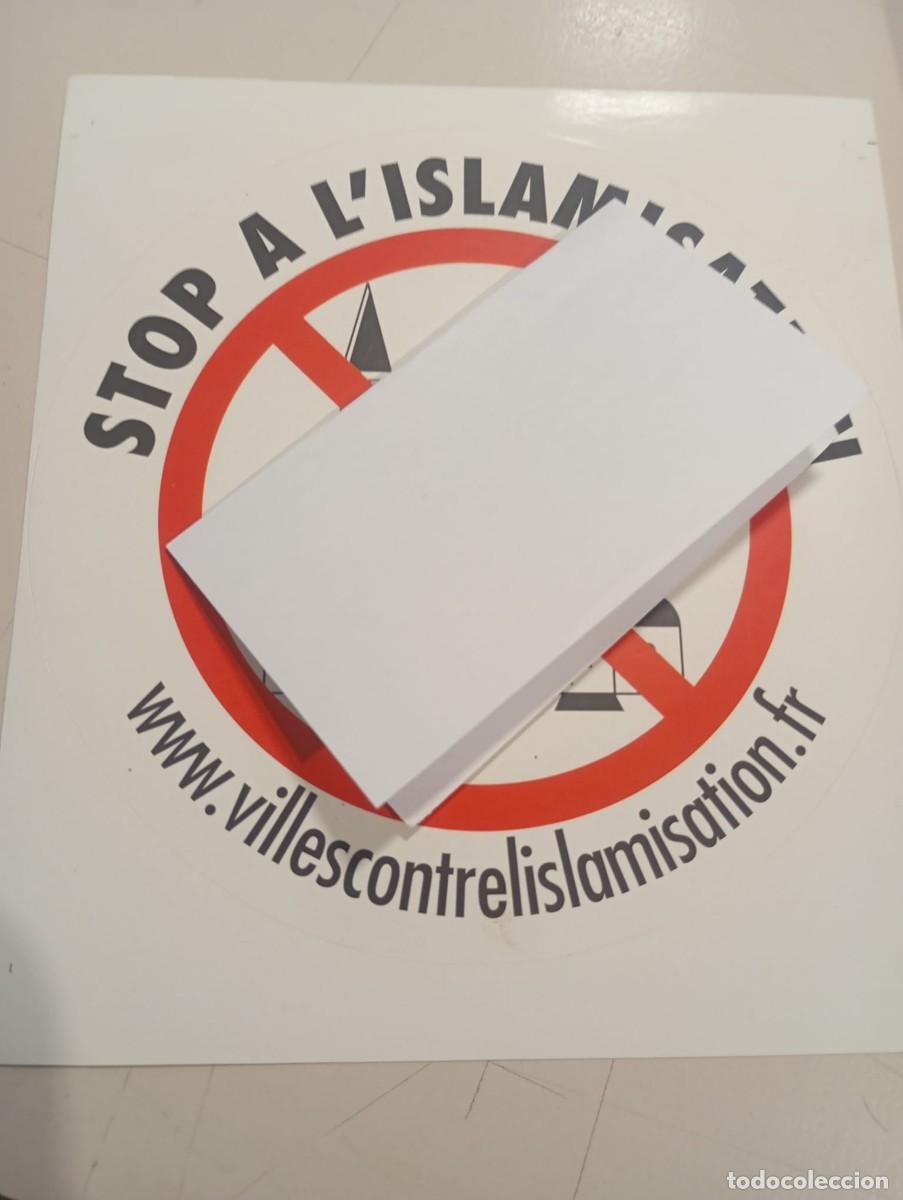 Pegatinas de colecci&oacute;n: PEGATINA STOP A L ISLAMISATION REF. UR MES 3 H - Foto 1