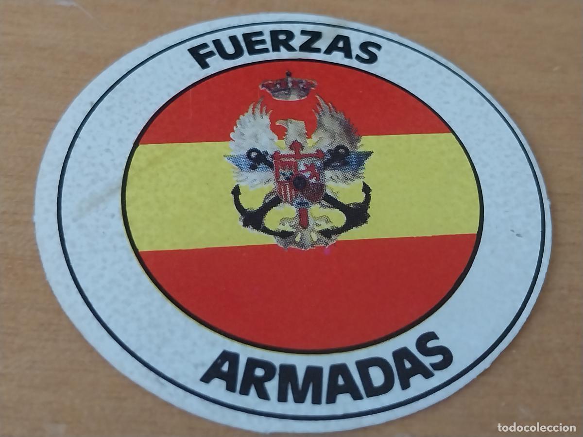 Pegatinas de colecci&oacute;n: FUERZAS ARMADAS EJERCITO PEGATINA SIN TRASERA ORIGINAL VINTAGE 4CMS