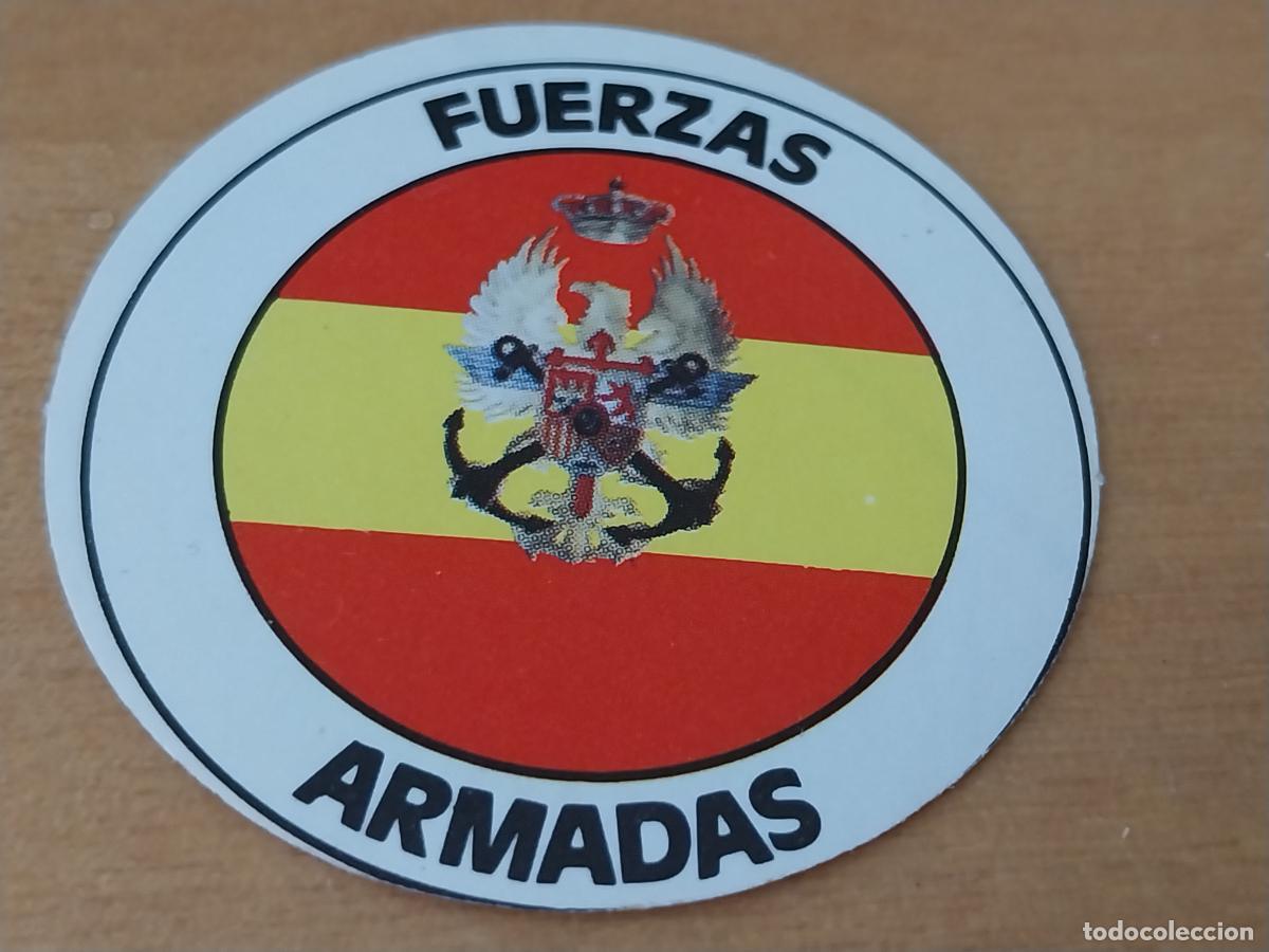 Pegatinas de colecci&oacute;n: FUERZAS ARMADAS EJERCITO MILITAR PEGATINA 4CMS VINTAGE A&Ntilde;OS 80 SIN USAR ORIGINAL
