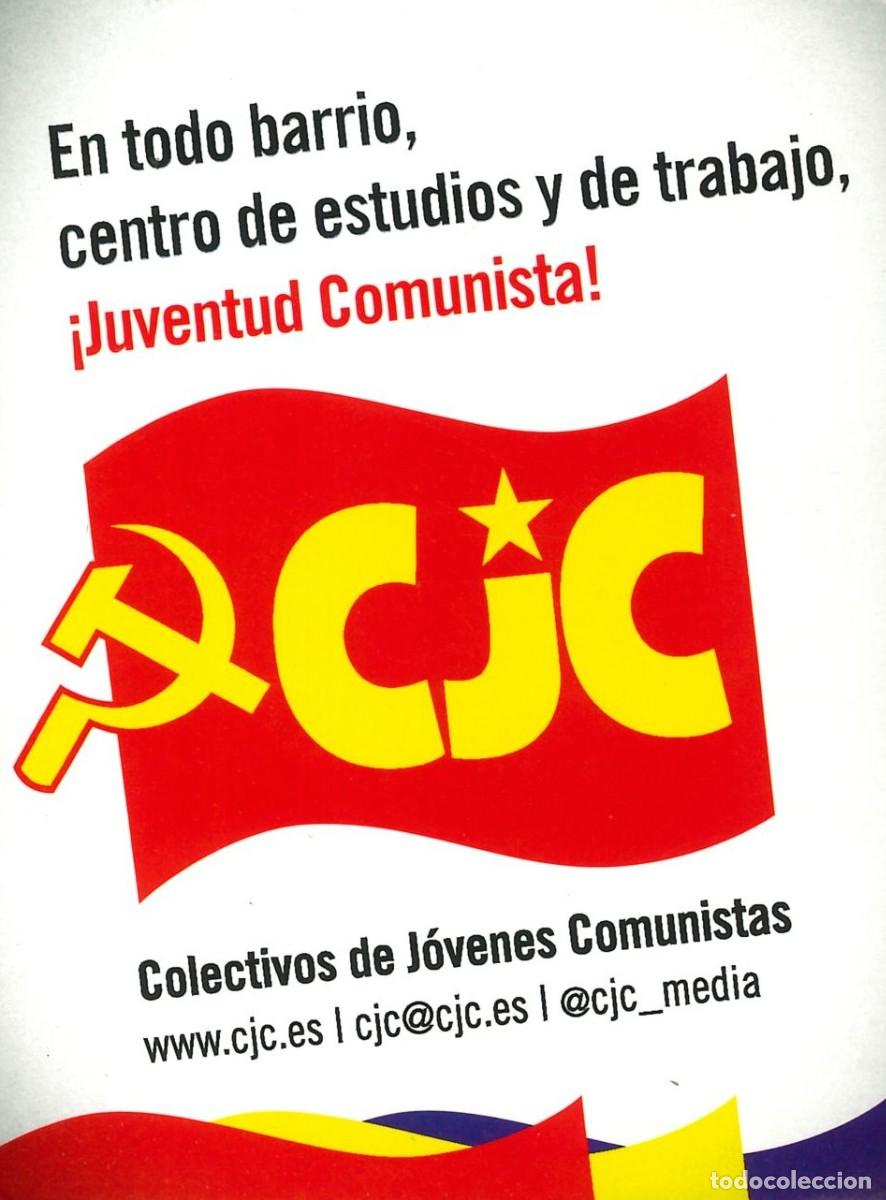 Autocollants de collection: PEGATINA - ADHESIVO - POLITICA - IZQUIERDA - COLECTIVO JOVENES COMUNISTAS - JUVENTUD COMUNISTA