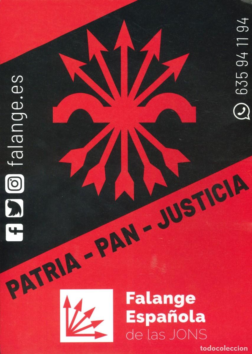 Autocolantes de cole&ccedil;&atilde;o: PEGATINA - ADHESIVO - POLITICA - DERECHA - FALANGE ESPA&Ntilde;OLA DE LAS JONS - PATRIA PAN JUSTICIA