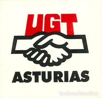 Autocollants de collection: PEGATINA - ADHESIVO - POLITICA - SINDICATO - UGT - ASTURIAS