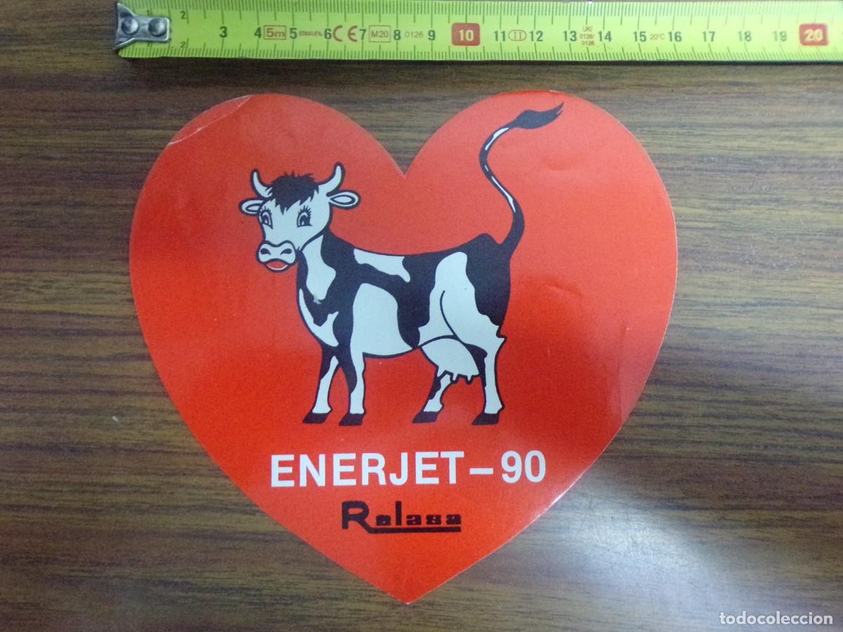 Pegatinas de colecci&oacute;n: pegatina Ralasa. Enerjet-90. Con su trasera