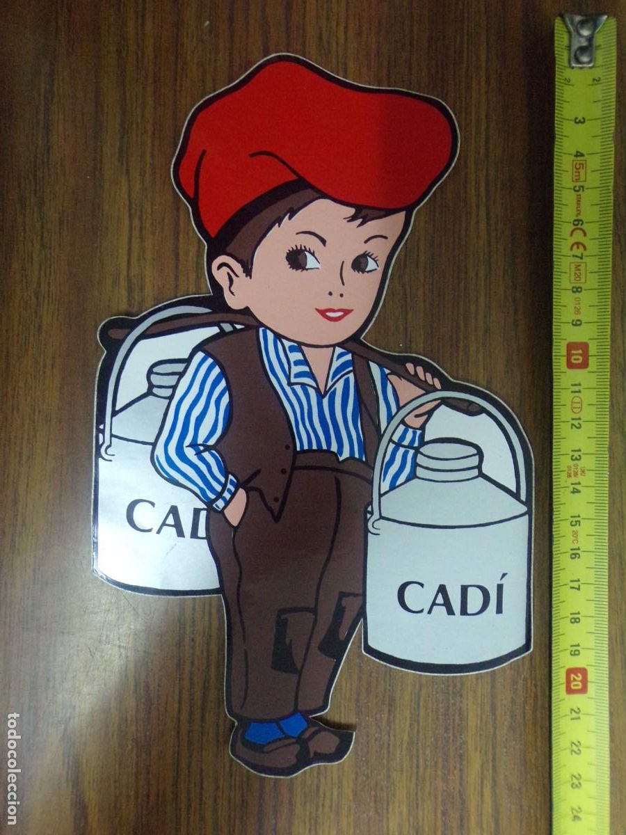 Pegatinas de colecci&oacute;n: pegatina Cad&iacute;. Con su trasera - Foto 1