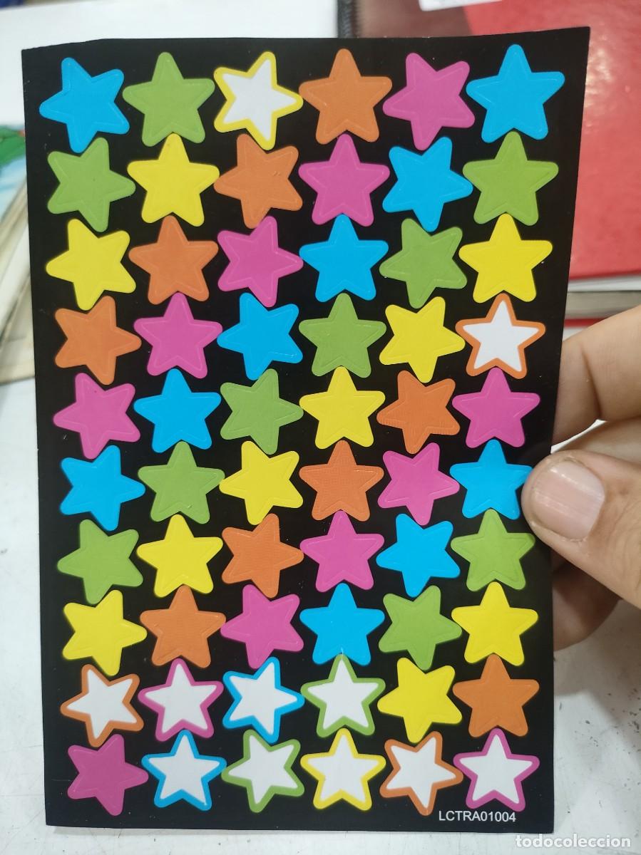 Sammlung von Aufklebern: Pegatinas estrellas mide 15.1 ctms