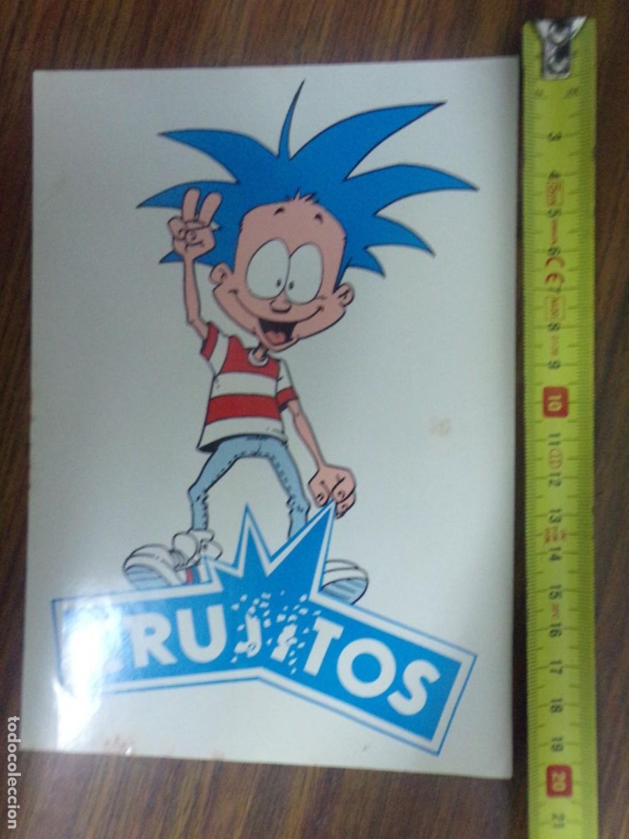 Pegatinas de colecci&oacute;n: Pegatina Crujitos. Con su trasera - Foto 1